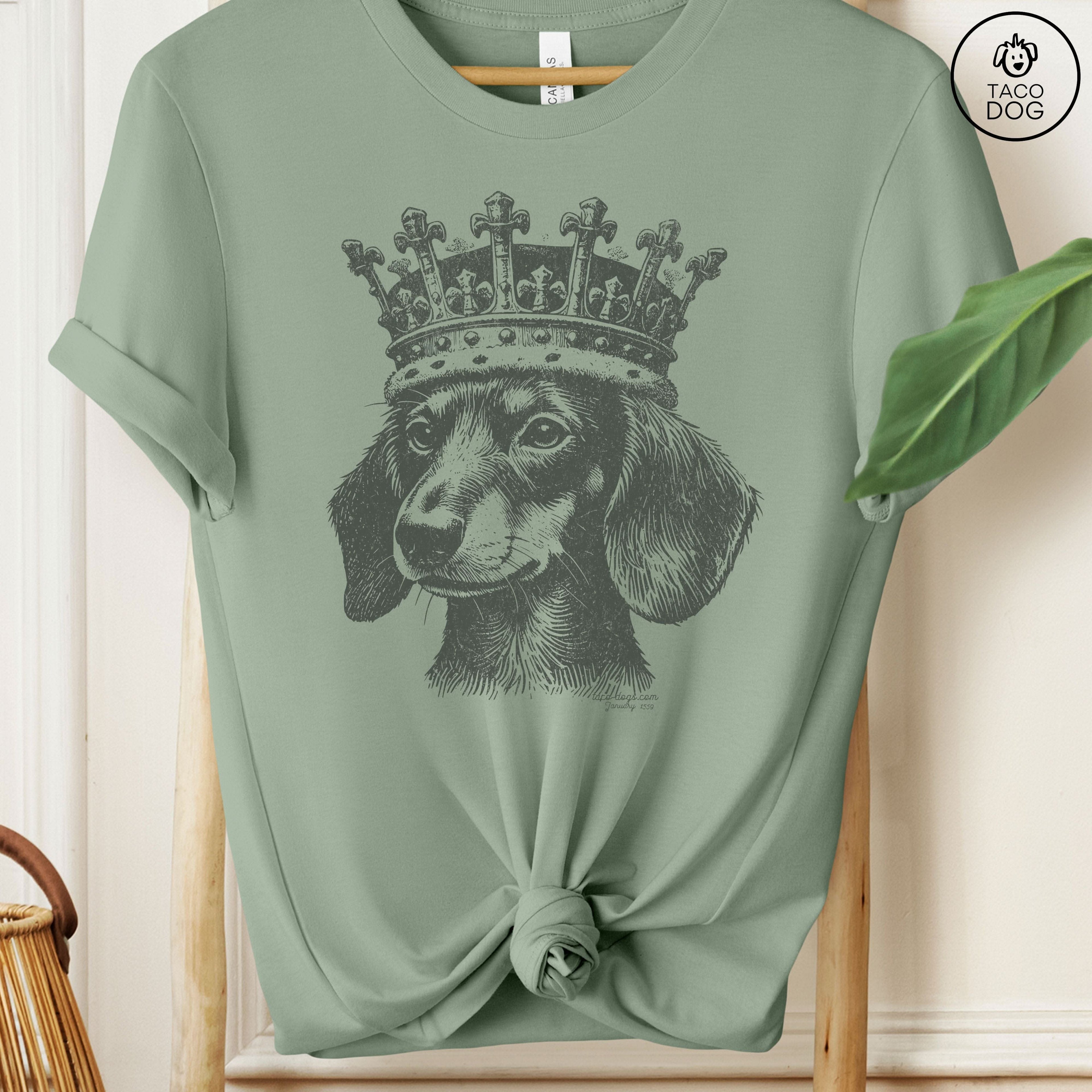 Dachshund Doxie Wiener Dog Crown T-Shirt